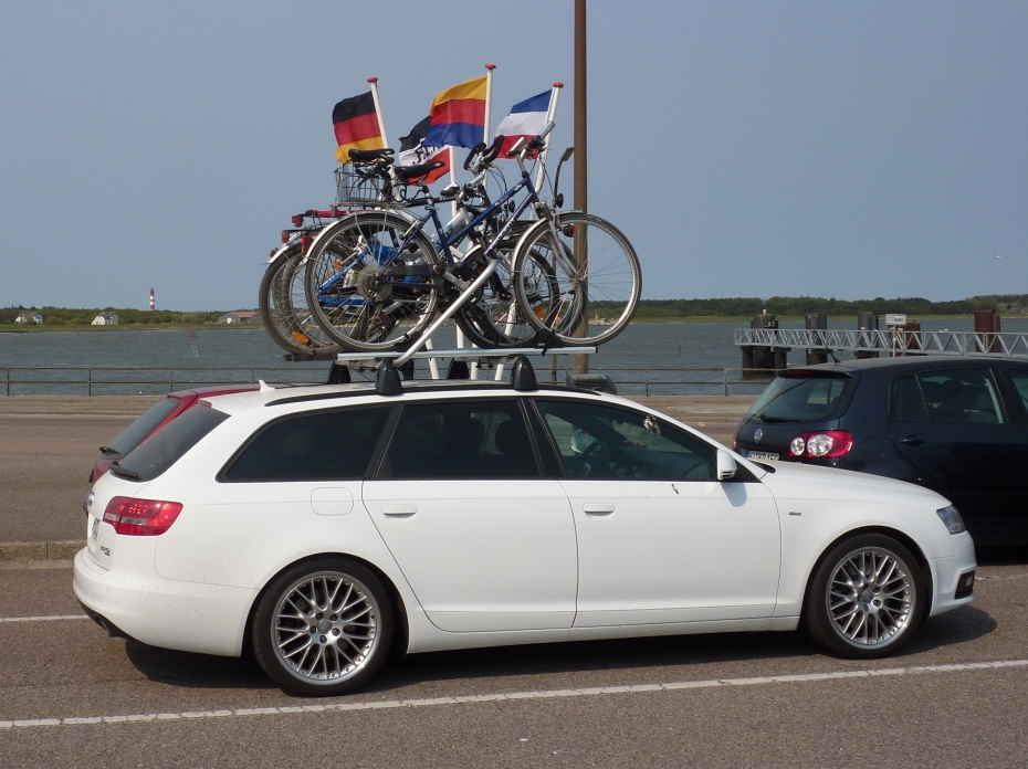 P1050246.JPG - Leider ist der Urlaub zuende. In der Schlange in Wittdün am Anleger